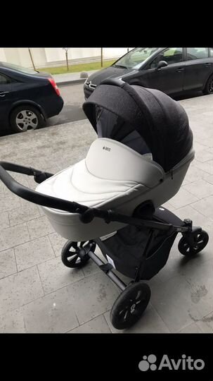Коляска 2 в 1 эко кожа