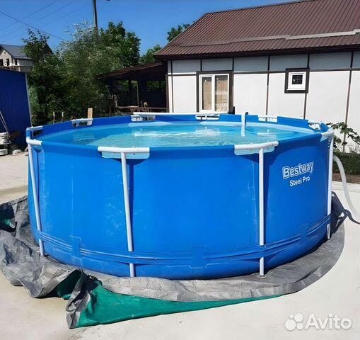 Каркасный бассейн 305 на 100 см с фильтр-насосом