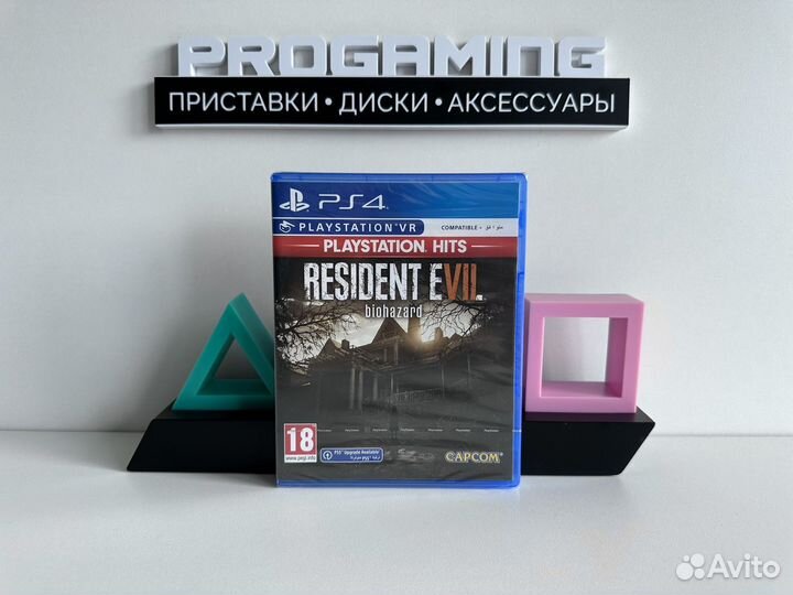 Resident evil biohazard новый диск для Sony PS4