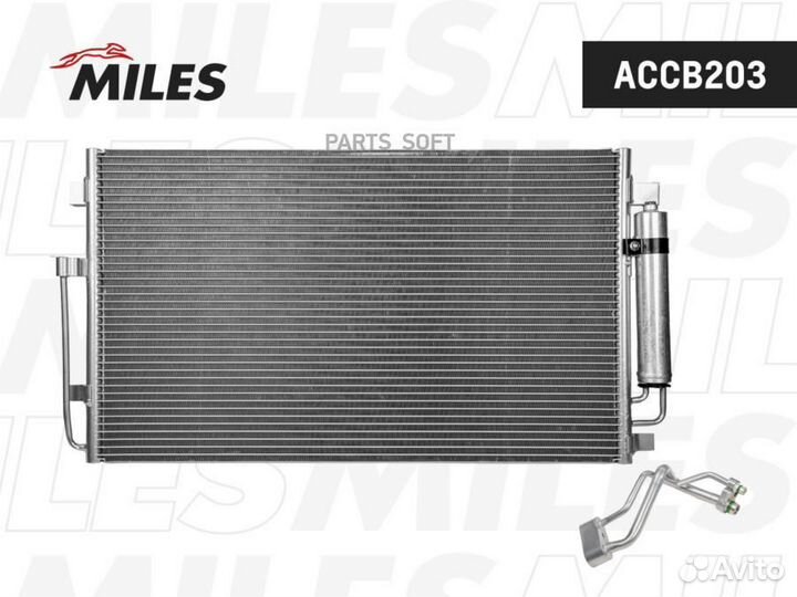 Конденсер nissan teana 2.5/3.5 08- accb203