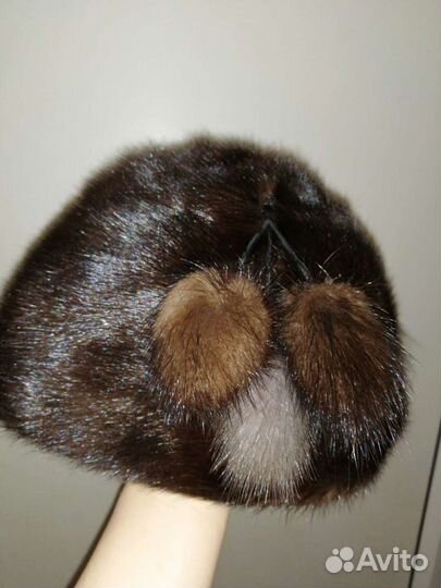 Шапка норковая женская