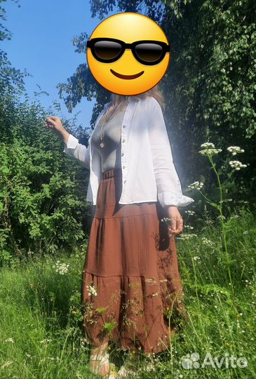 Юбка длинная