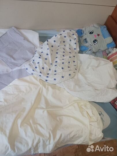 Постельное бельё на круглую кроватку