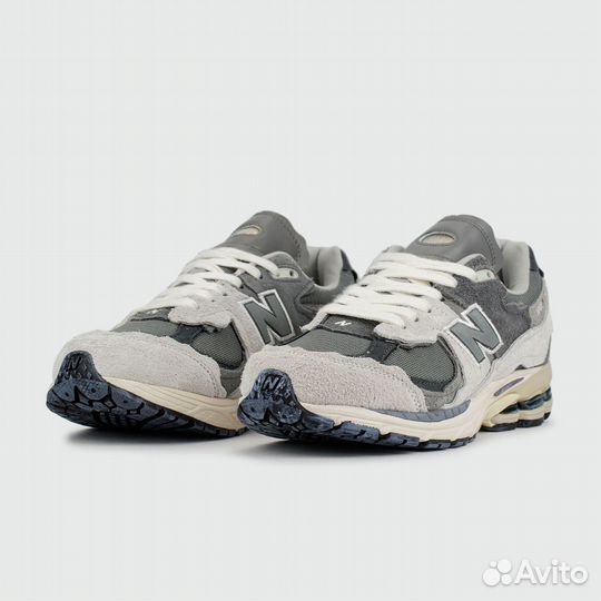 Кроссовки New Balance 2002R Grey / Blue женские