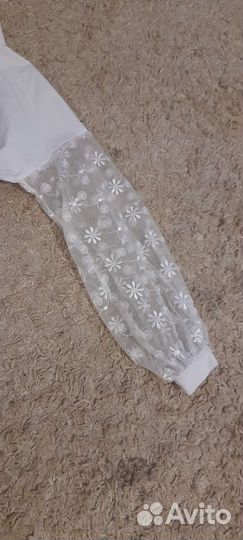 Рубашка школьная для девочки 140рост