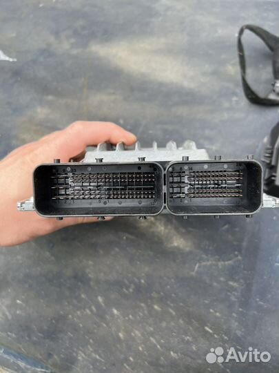 Мозги блок cas и ключ BMW e90 бесключевые