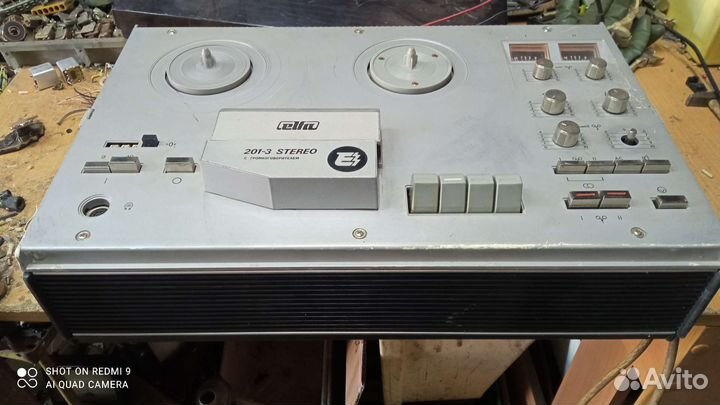 Катушечный магнитофон приставка Эльва