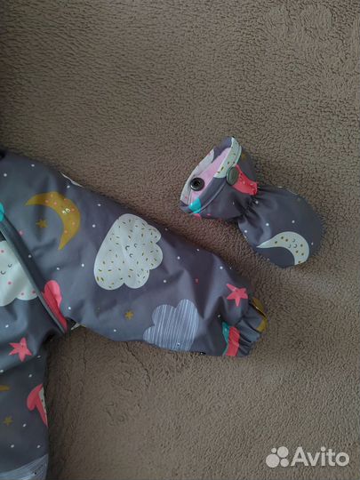 Комбинезон зимний Crockid 62-68 для девочки