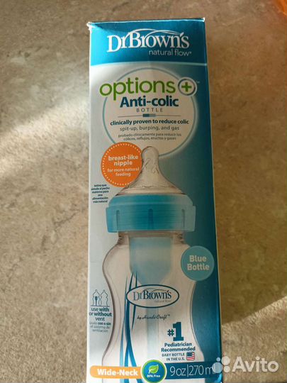 Бутылочка dr browns новая