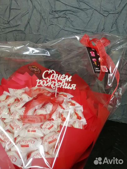 Букеты из конфет, из рафаэлло