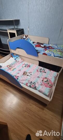 Двухъярусная кровать выдвижная бу