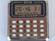 Часы с калькулятором sutus из 90-х (№32), рабочие