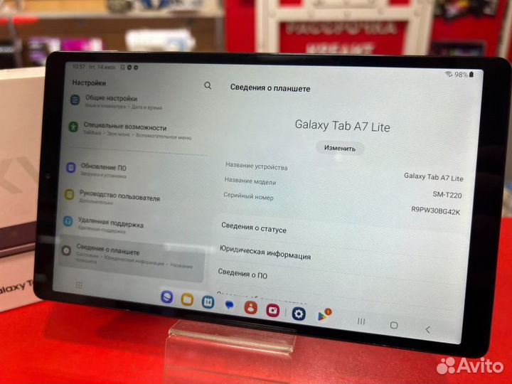 Планшет Samsung Galaxy Tab A7 Lite