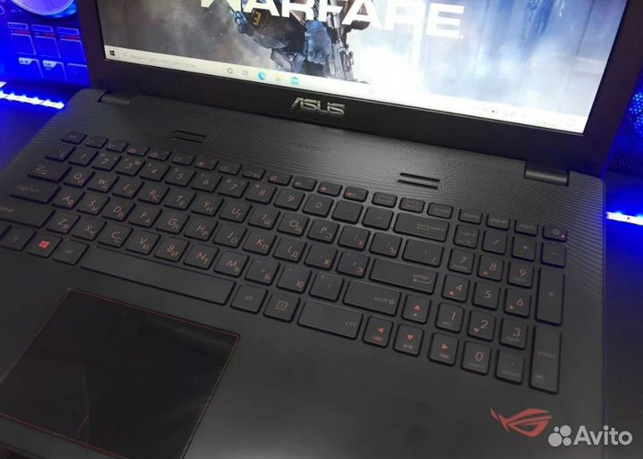 Ноутбук игровой asus ROG/Core i7/GTX/SSD/16RAM