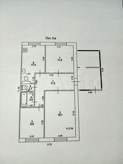 Дом 80,3 м² на участке 10 сот.