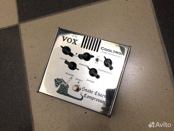 Педаль эффектов vox cooltron snake compressor