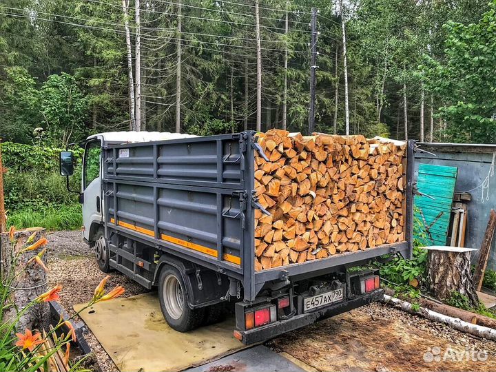 Дрова березовые колотые