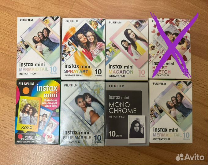 Картриджи для instax mini