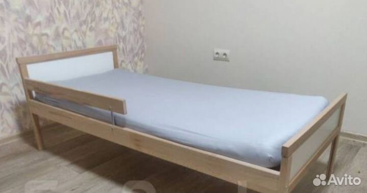 Детская кровать икеа + матрас