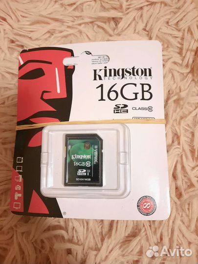 Карта памяти sdhc Kingston 8Gb, 16Gb