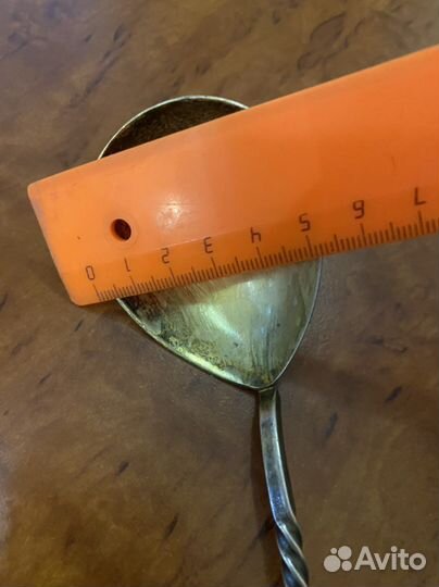 Серебряная ложка 21 см 875 проба