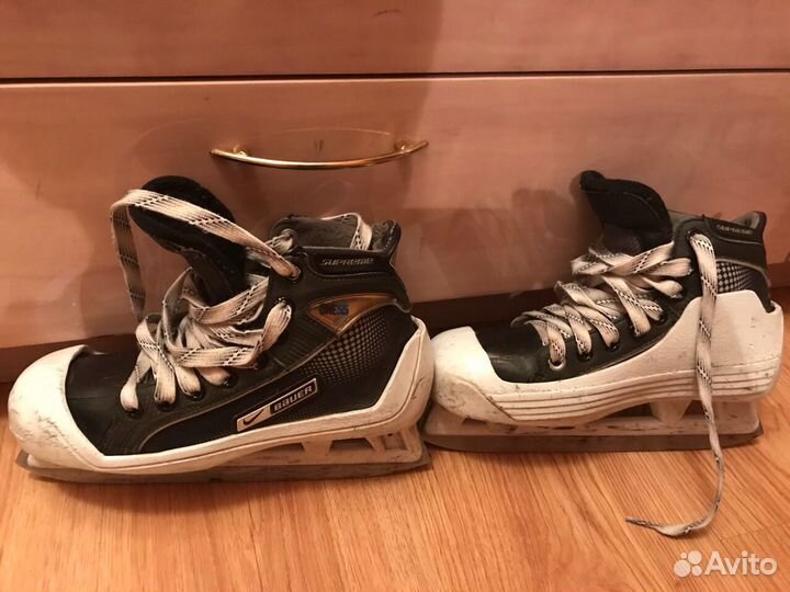 Коньки вратаря детские, 33,5 размер