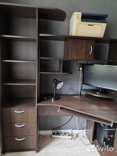 Компьютерный стол со шкафом бу
