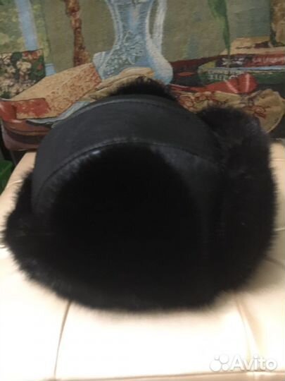 Шапка мурскои.нови.натурални кожа и мех