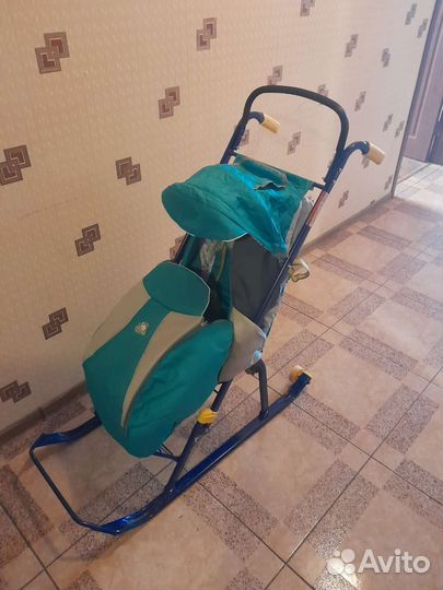 Детские санки с колесами