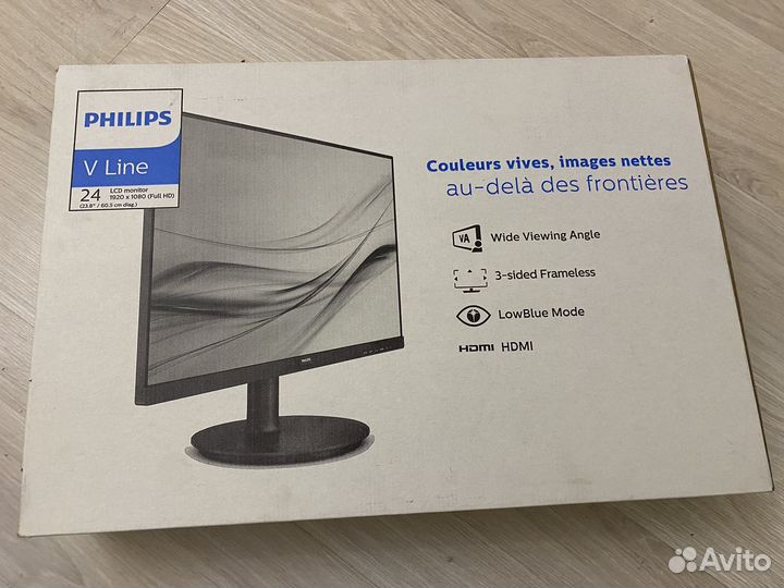Новый Монитор 24 дюйма philips 241v8l/01