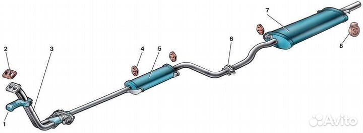 Глушитель на ваз 2109