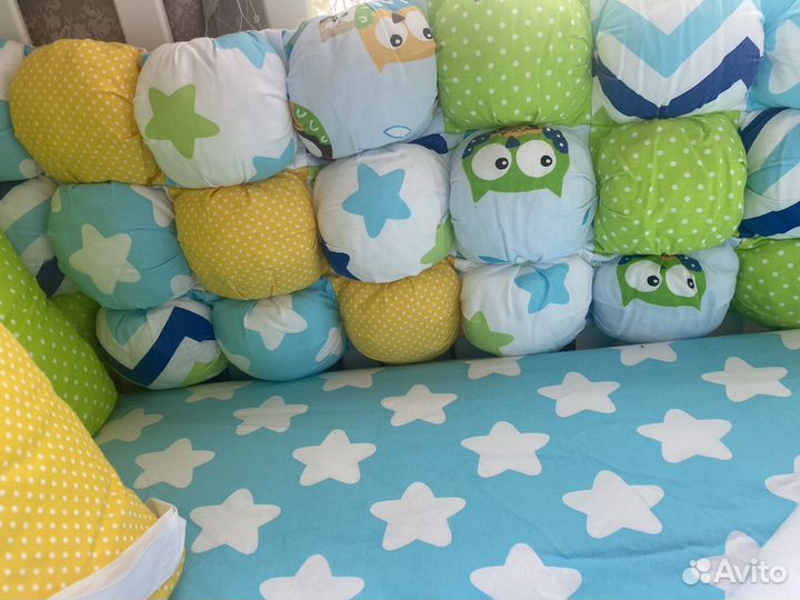 Бортики в кроватку