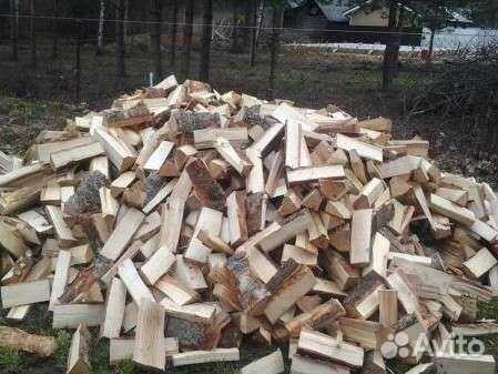 Дрова колотые свежие
