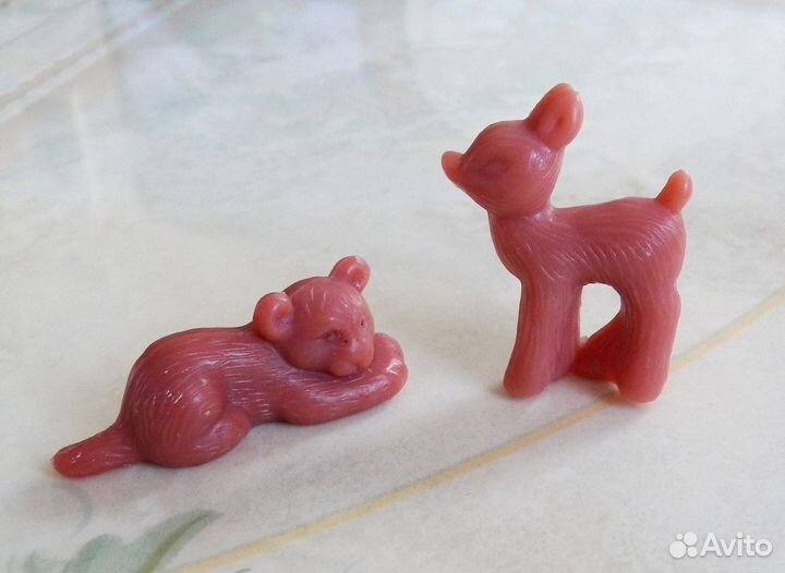 Игрушки ретро (колкий пластик, резина)