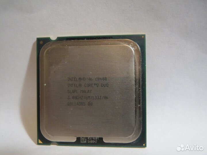 Процессор Intel Core 2 Duo E8400 3000Mhz LGA775