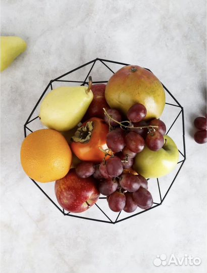 Корзина для фруктов металлическая