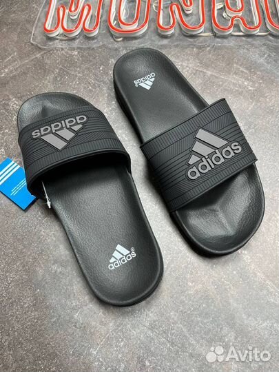 Мужские черные Шлепки/сланцы adidas 41/42/43/44/45