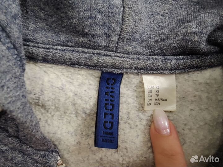 Толстовка на молнии Hm мужская XS S