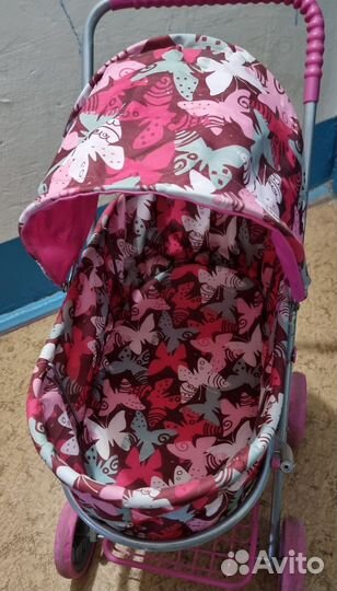 Коляска для кукол лежачая