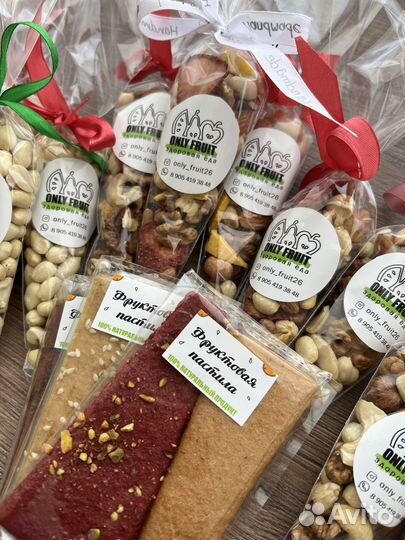 Фруктовые чипсы и фруктовая пастила