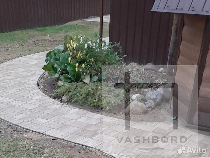 Металлический бордюр 1200*90*70*1,5