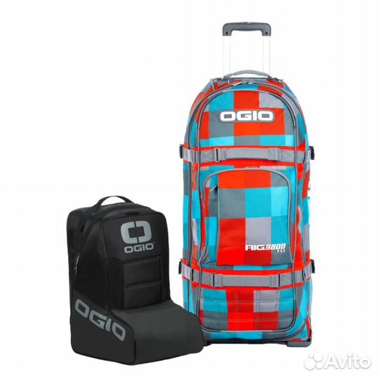 Красно-Синяя Сумка Ogio Rig 9800 Pro Blockade Red