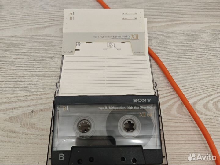 Аудиокассета sony xii 64