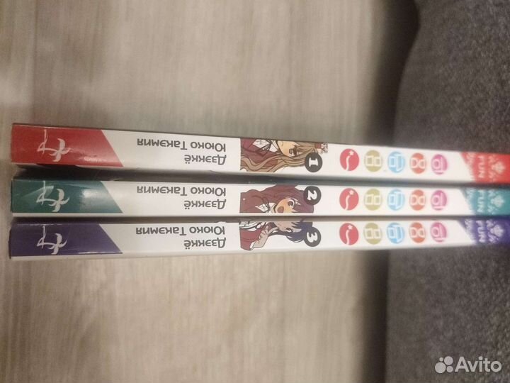 Манга торадора 1-3 томики