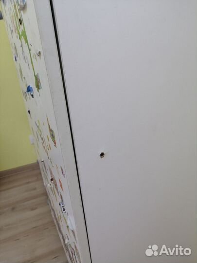 Детский шкаф для одежды бу +комод