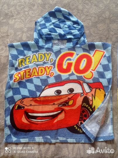 Накидка-полотенце детская