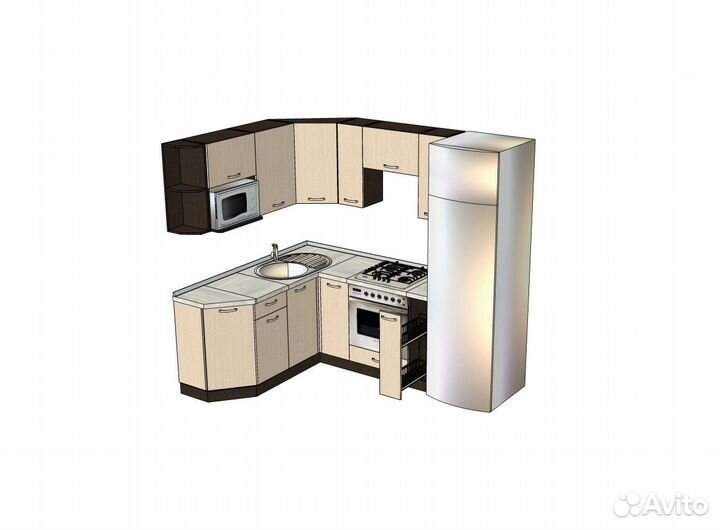 Кухня угловая