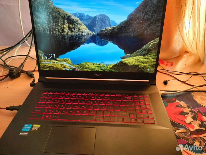 Игровой ноутбук msi katana