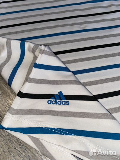 Adidas Golf Футболка с полумолнией оригинал