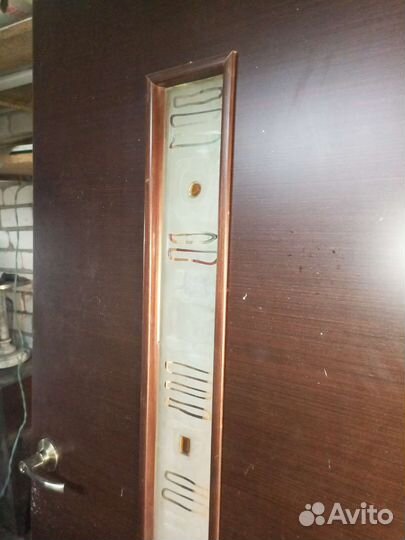 Дверь межкомнатная со стеклом бу